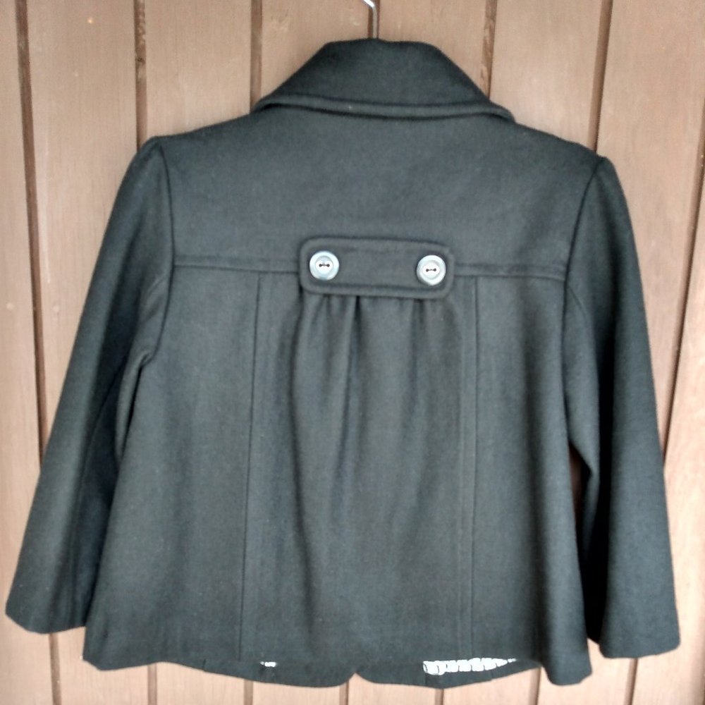 🌎Tulle || Black Wool Blend Coat - Picture 2 of 8